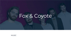 Desktop Screenshot of foxandcoyote.com